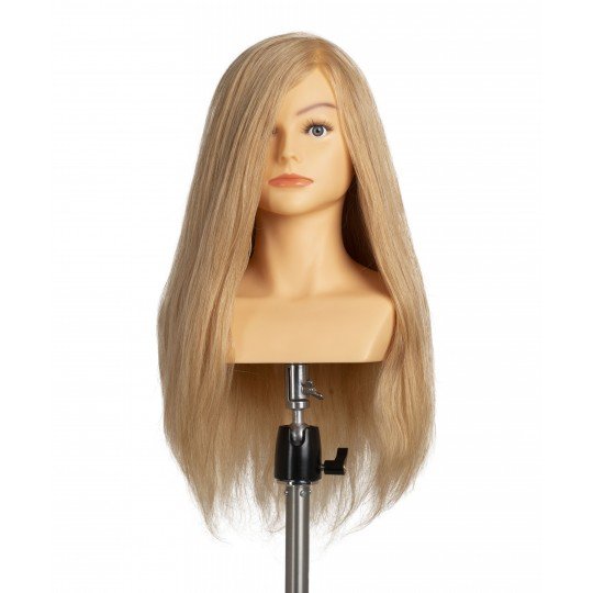 100 cabello humano Real cabezas de maniquí peinado peluquería maniquí  cabeza de entrenamiento muñeca maniquíes